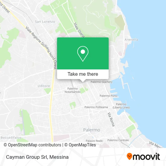 Cayman Group Srl map