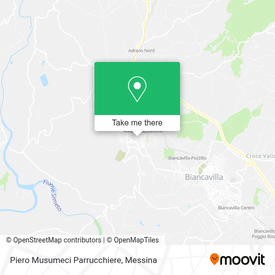 Piero Musumeci Parrucchiere map