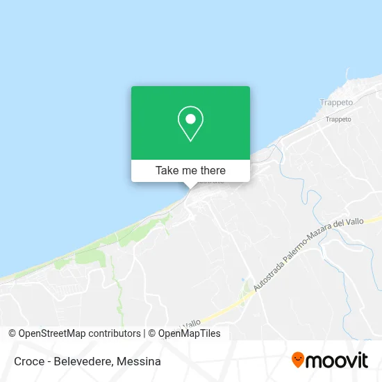 Croce - Belevedere map