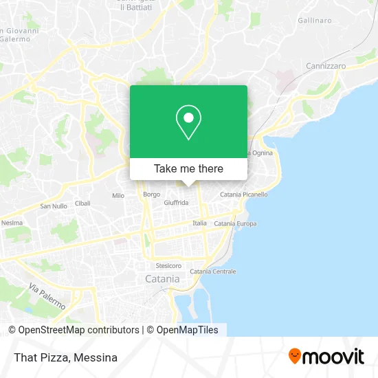 That Pizza map