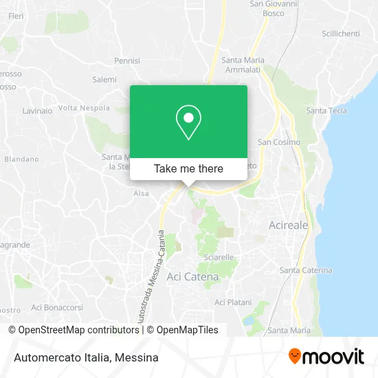 Automercato Italia map