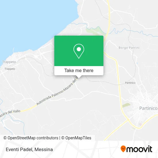 Eventi Padel map