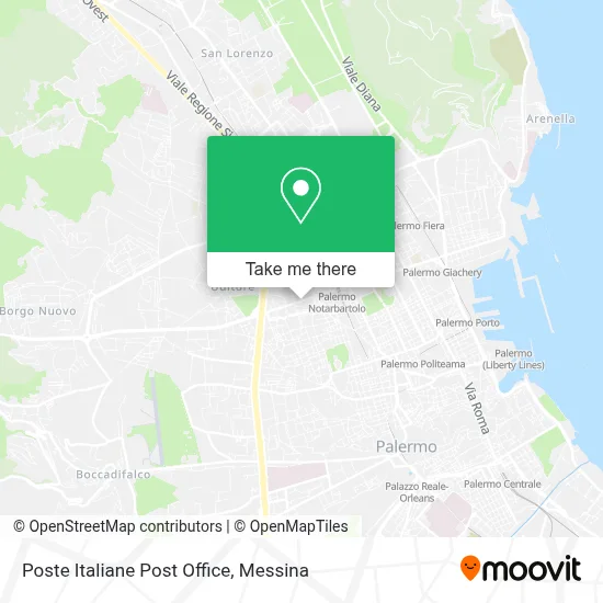 Poste Italiane Post Office map