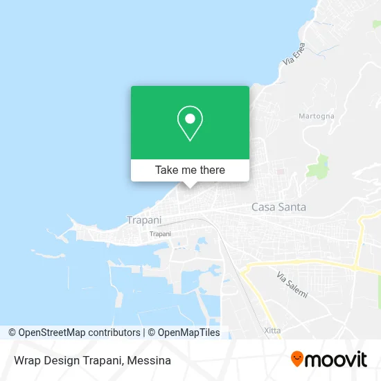 Wrap Design Trapani map