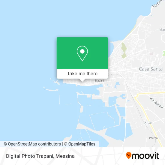Digital Photo Trapani map