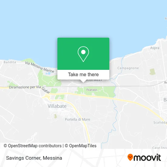 Savings Corner map