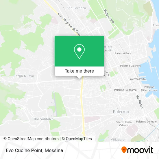 Evo Cucine Point map