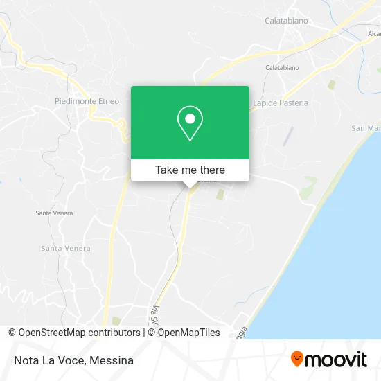 Nota La Voce map