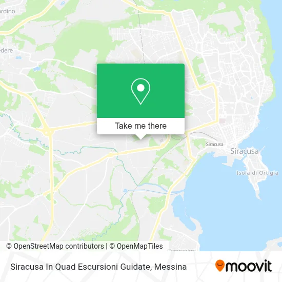 Siracusa In Quad Escursioni Guidate map