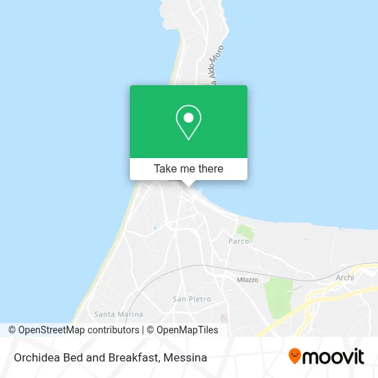Orchidea Bed and Breakfast map