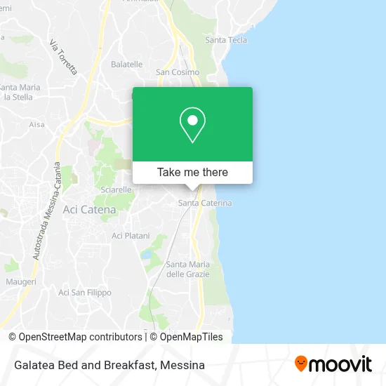 Galatea Bed and Breakfast map
