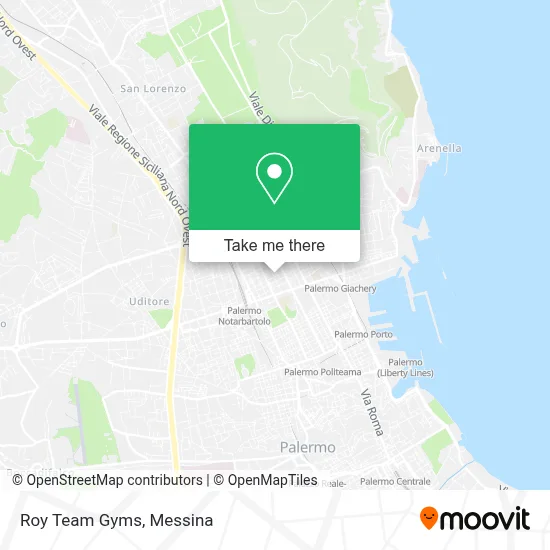 Roy Team Gyms map