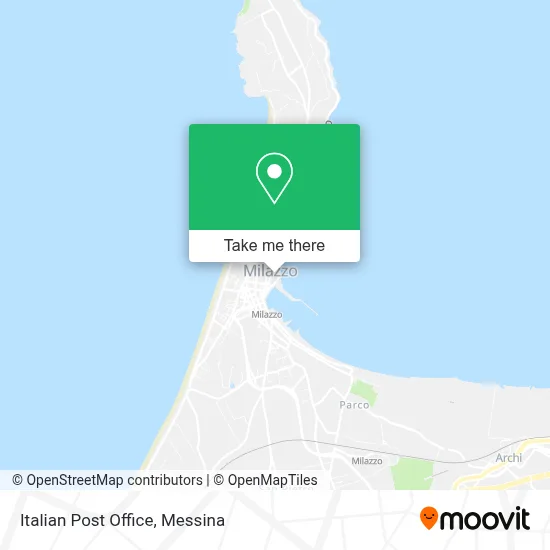 Italian Post Office map