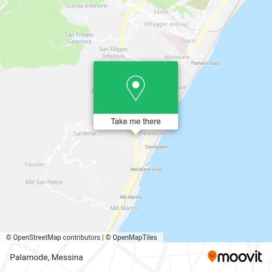 Palamode map