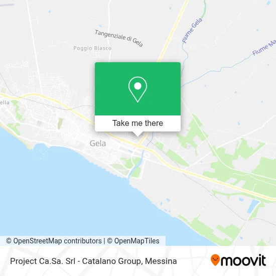 Project Ca.Sa. Srl - Catalano Group map