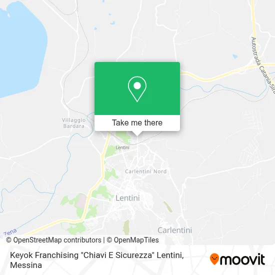 Keyok Franchising "Chiavi E Sicurezza" Lentini map