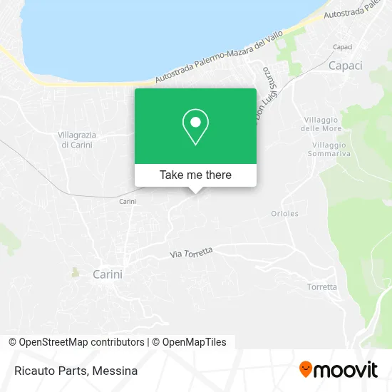 Ricauto Parts map