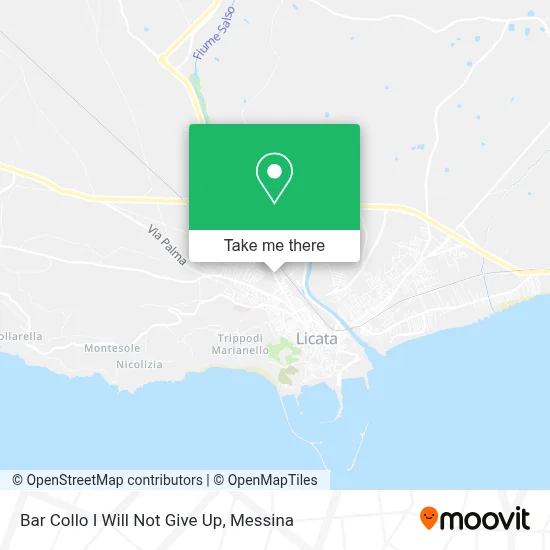 Bar Collo I Will Not Give Up map