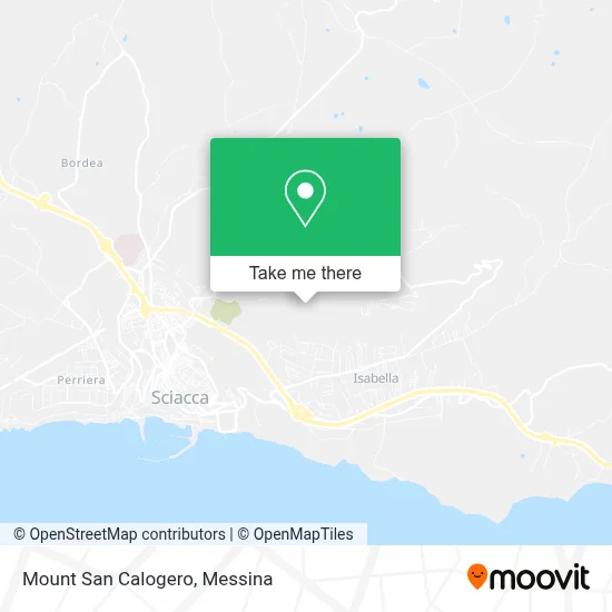 Mount San Calogero map
