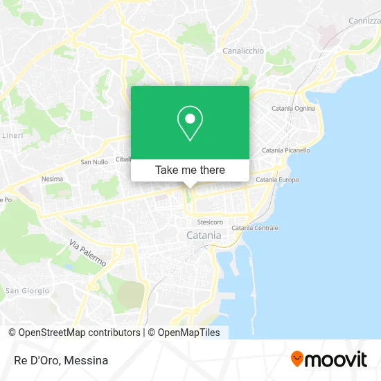Re D'Oro map