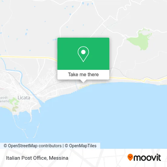 Italian Post Office map