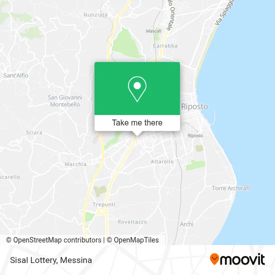 Sisal Lottery map