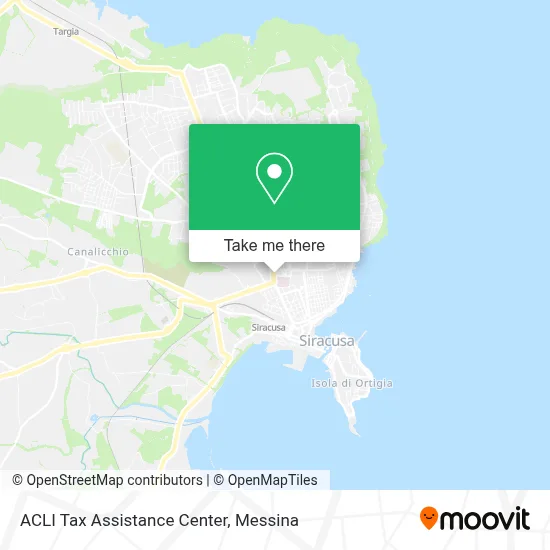 ACLI Tax Assistance Center map
