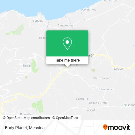 Body Planet map
