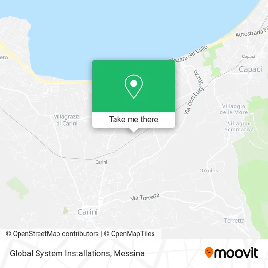 Global System Installations map