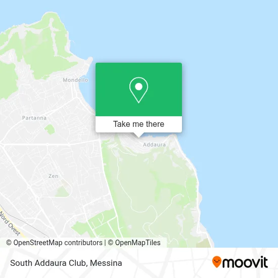 South Addaura Club map