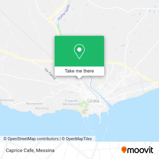Caprice Cafe map