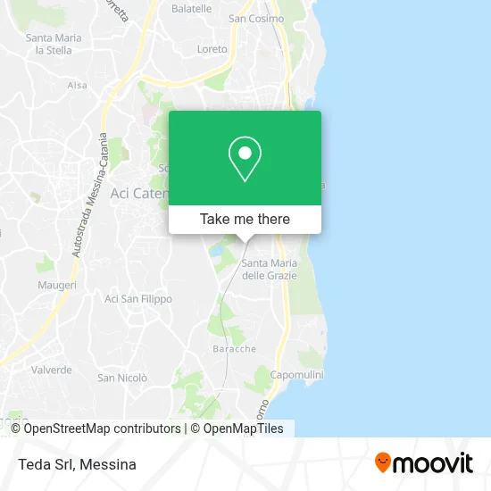 Teda Srl map