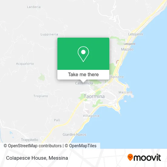 Colapesce House map
