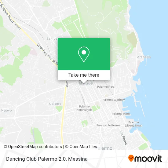 Dancing Club Palermo 2.0 map