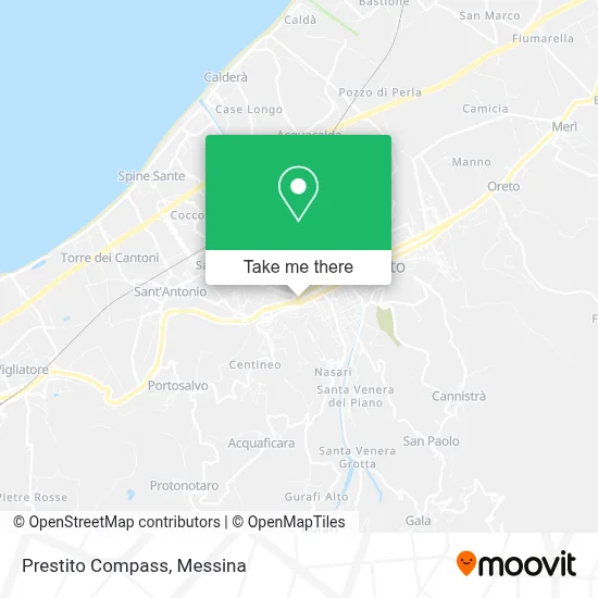 Prestito Compass map