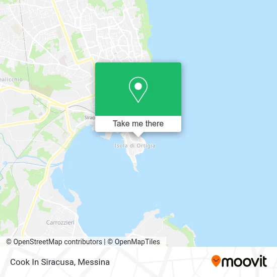 Cook In Siracusa map