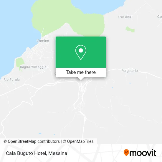 Cala Buguto Hotel map