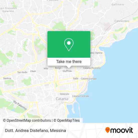Dott. Andrea Distefano map