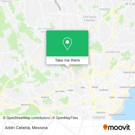 Addri Catania map
