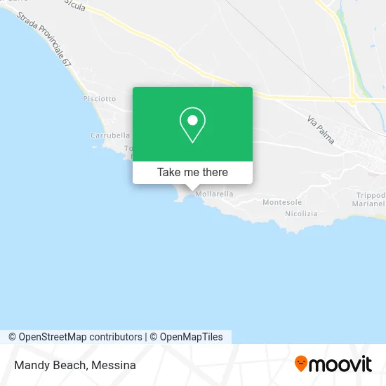 Mandy Beach map