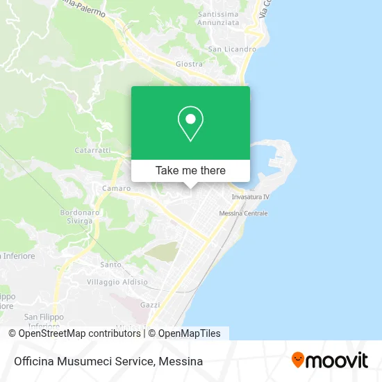 Officina Musumeci Service map