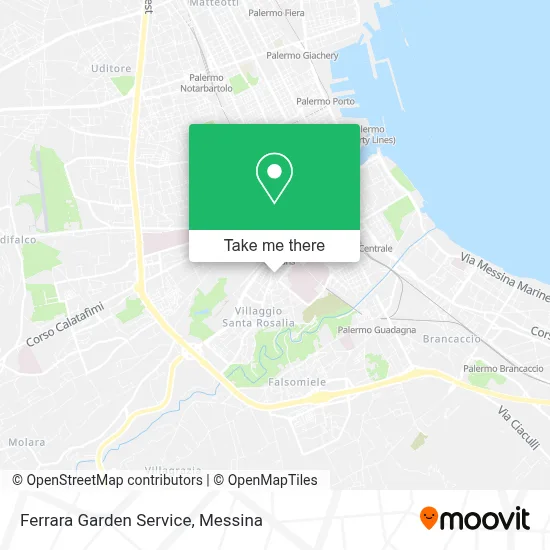 Ferrara Garden Service map