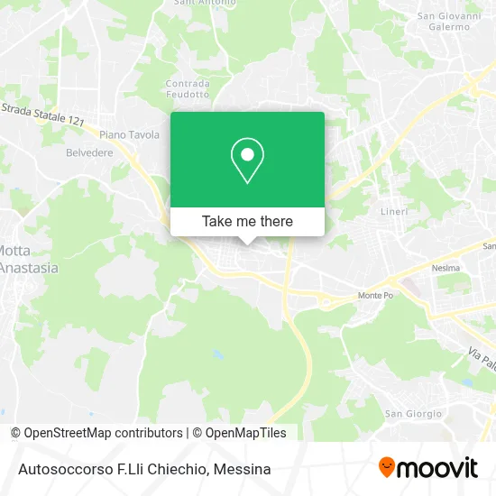 Autosoccorso F.Lli Chiechio map
