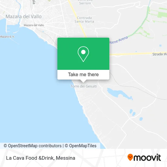 La Cava Food &Drink map