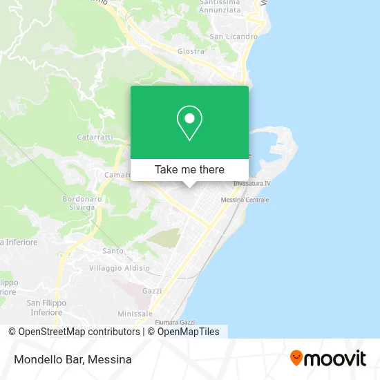 Mondello Bar map