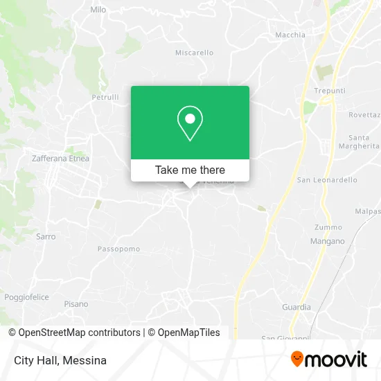 City Hall map