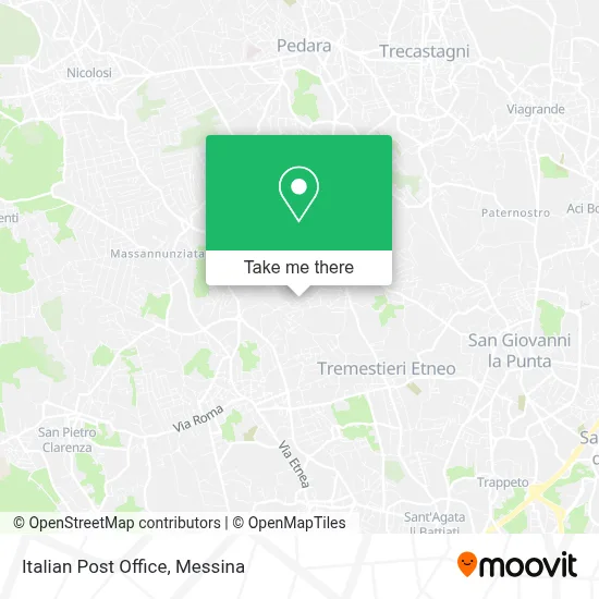 Italian Post Office map
