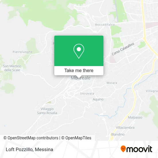 Loft Pozzillo map