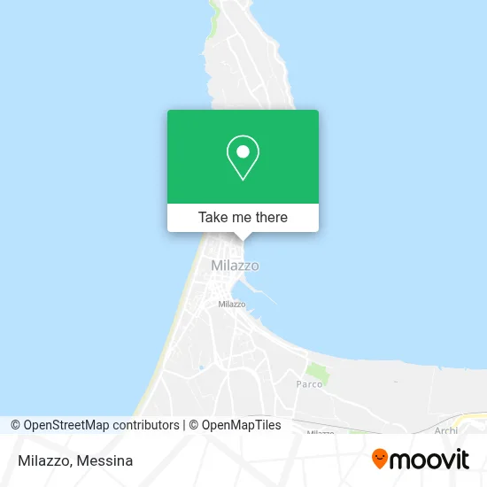 Milazzo map