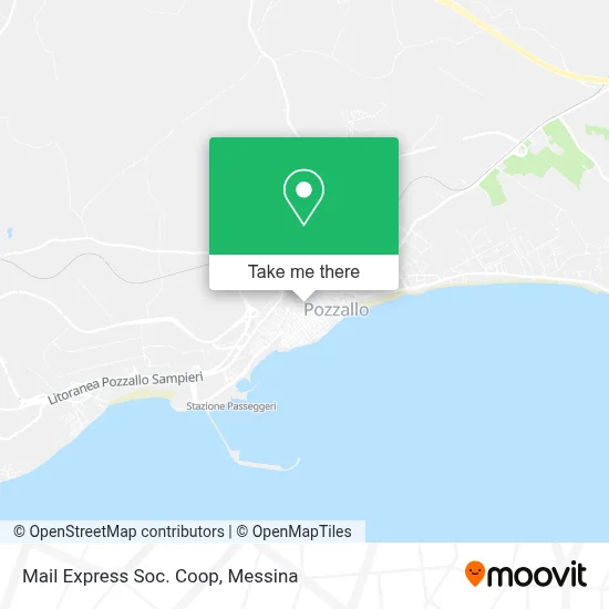 Mail Express Soc. Coop map